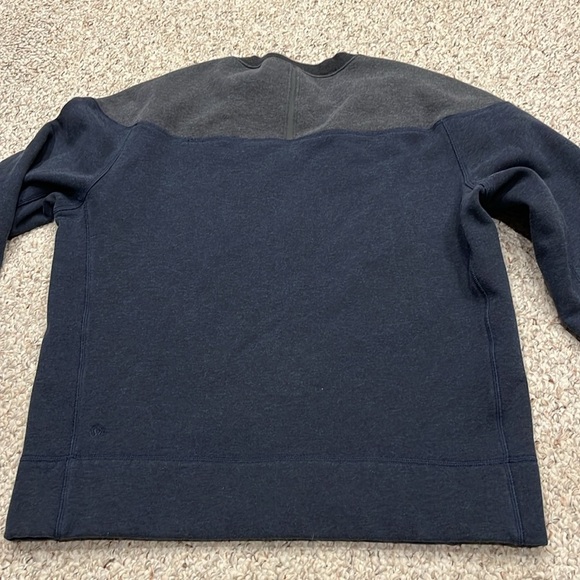 Lululemon Men's Revolve Long Sleeve Crew Neck Sweatshirt Sz M Active Lounge - Picture 7 of 8